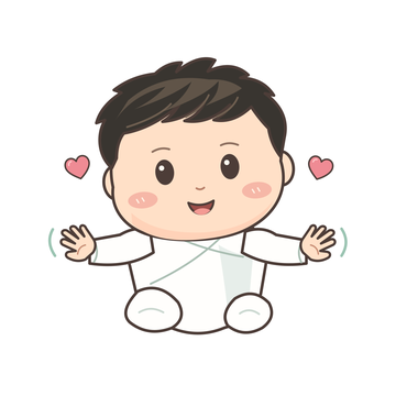 안아줘요 감정과 일상을 표현하는 아기 캐릭터