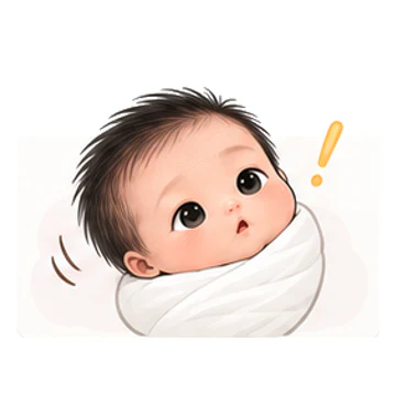 알겠어요! 감정을 표현하는 베넷 포대기 신생아 캐릭터